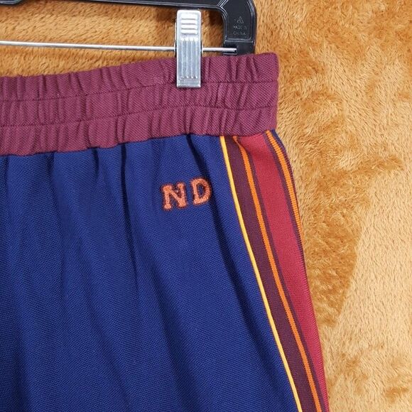 NICHOLAS DALEY Track Pants Mens Size 28 Blue Pull On Wide Leg Stripe Logo $540 - Picture 6 of 13